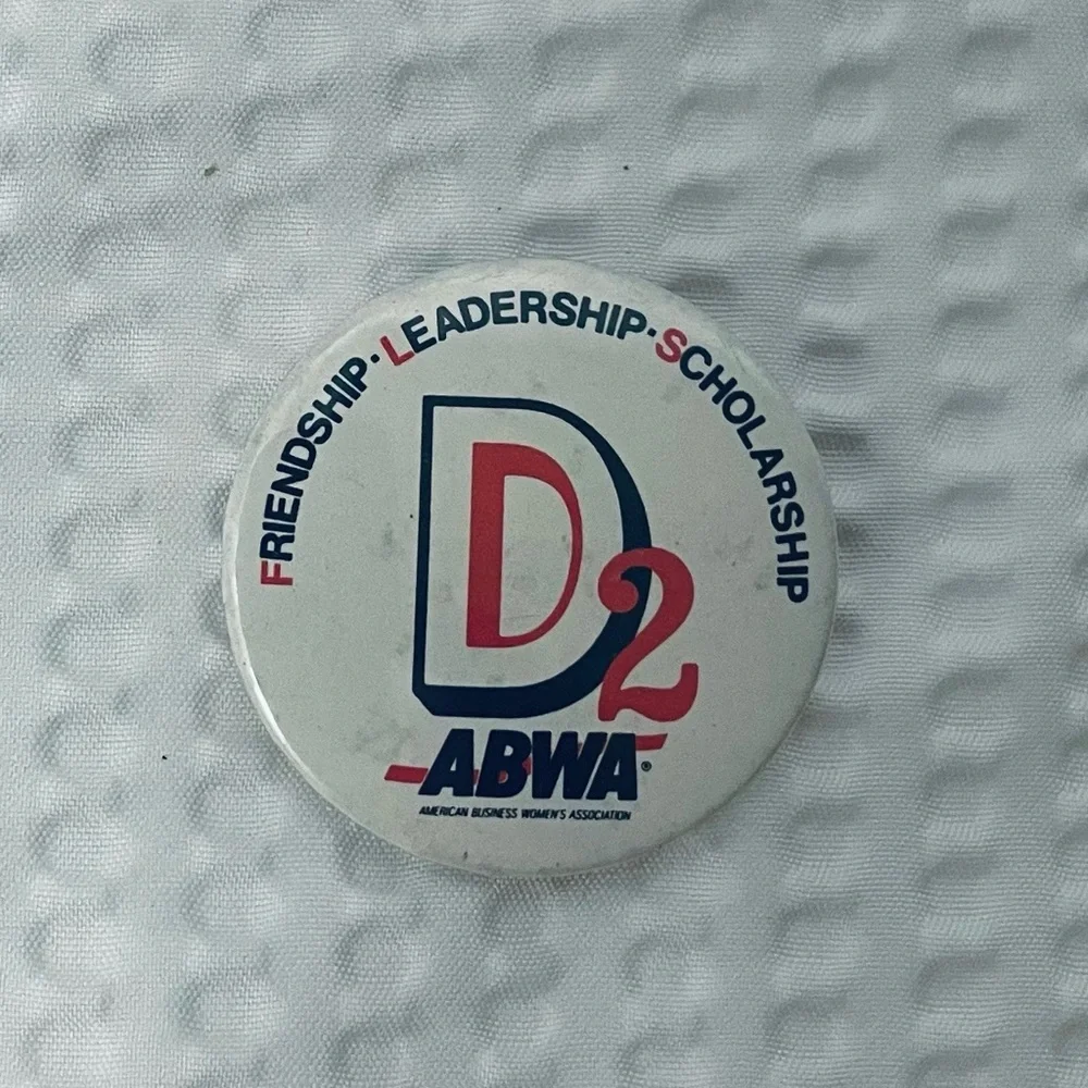 ABWA American Business Women’s Association pin badge button - Picture 1 of 3